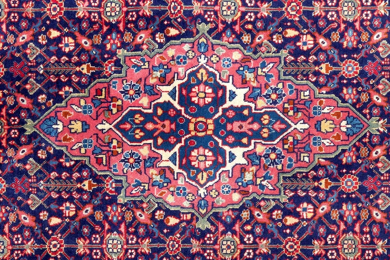 Sarough · Handgeknüpft – Blau, 313x212 cm