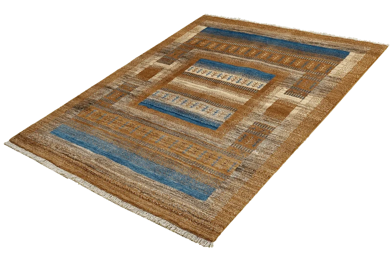 Gabbeh Sonnat · Handgeknüpft – Braun, 200x149 cm