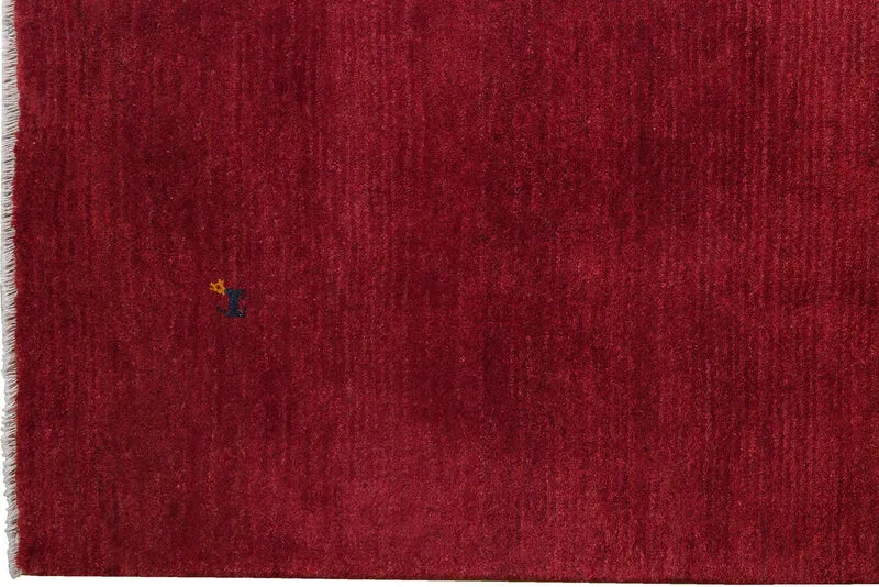 Gabbeh · Handgeknüpft – Rot, 204x160 cm