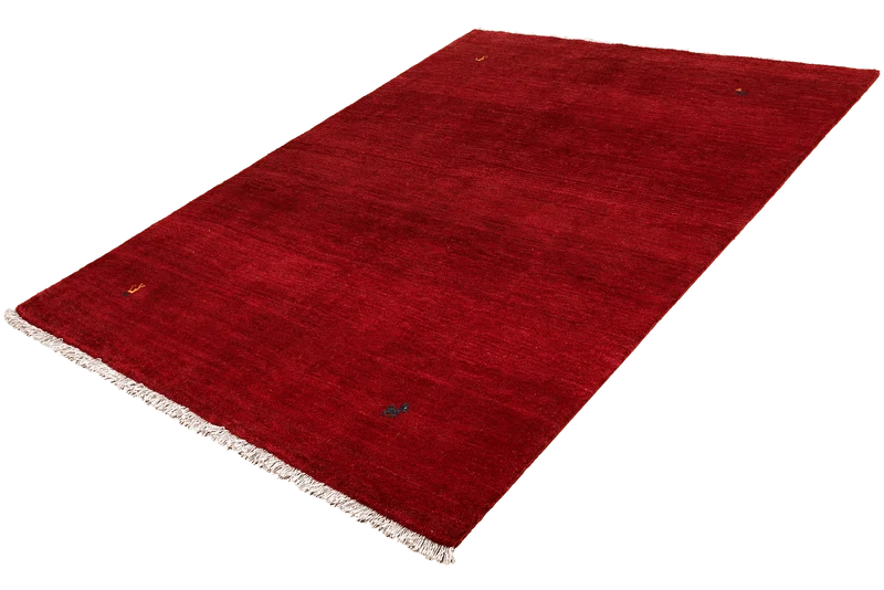 Gabbeh · Handgeknüpft – Rot, 204x160 cm