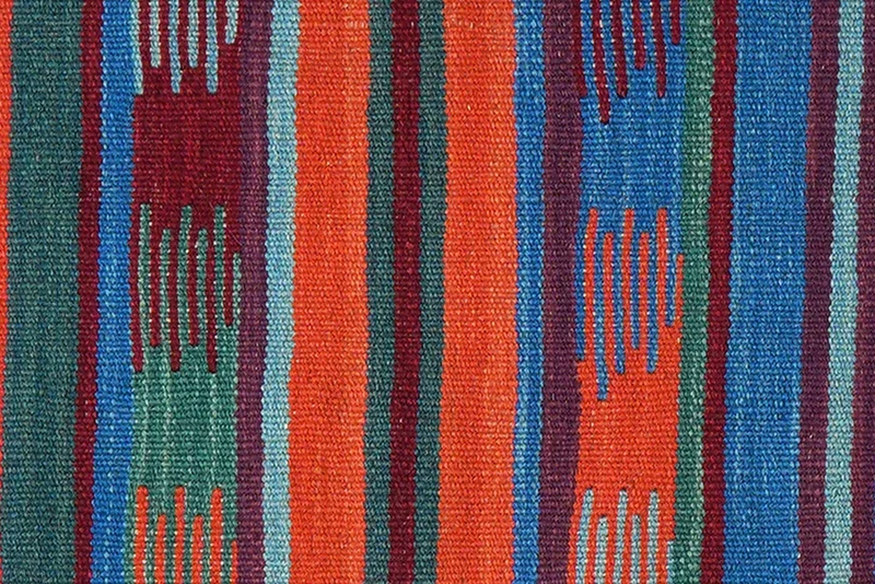 Kelim Gashgai · Handgewebt – Bunt, 193x64 cm