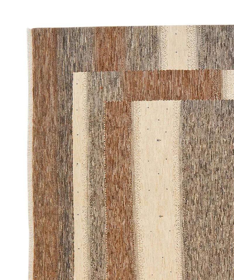 Rizbaf · Handgeknüpft – Braun, 296x217 cm
