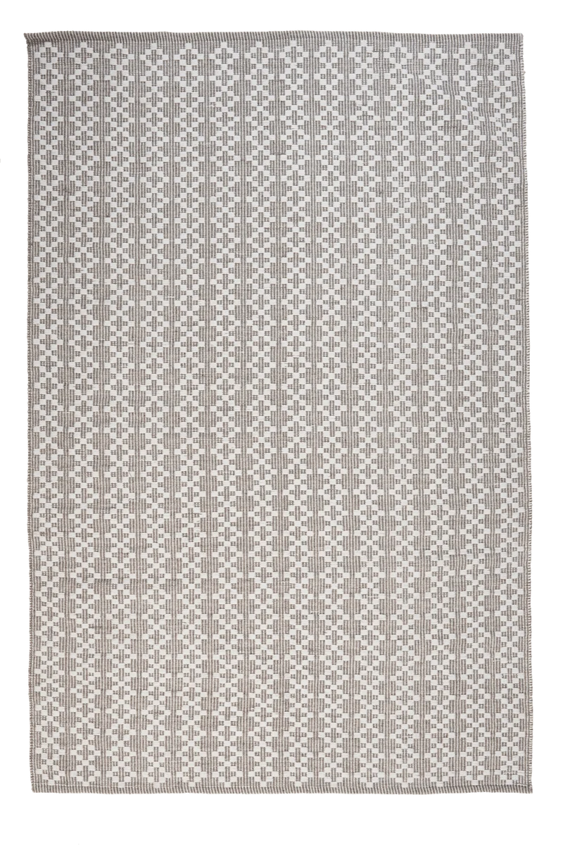 Dhurrie · Handgewebt – Grau, 160x230 cm