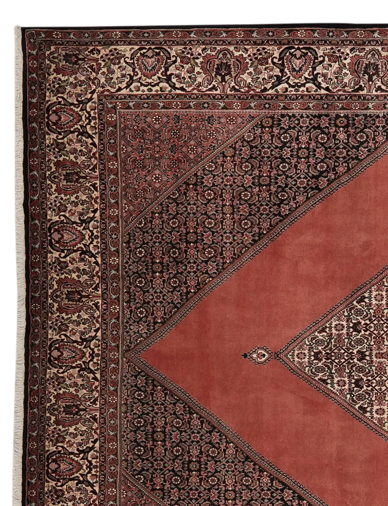 Bidjar · Handgeknüpft – Rot, 358x253 cm