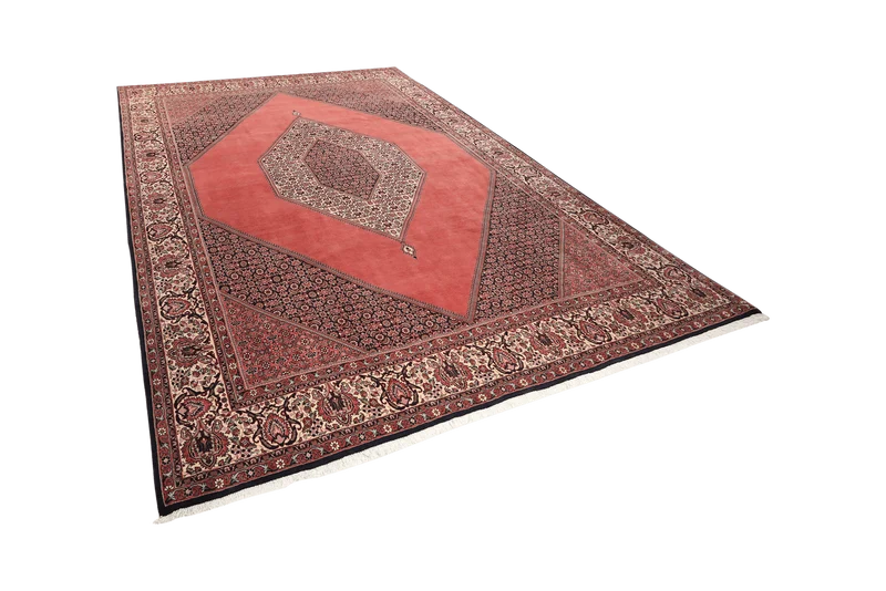 Bidjar · Handgeknüpft – Rot, 358x253 cm
