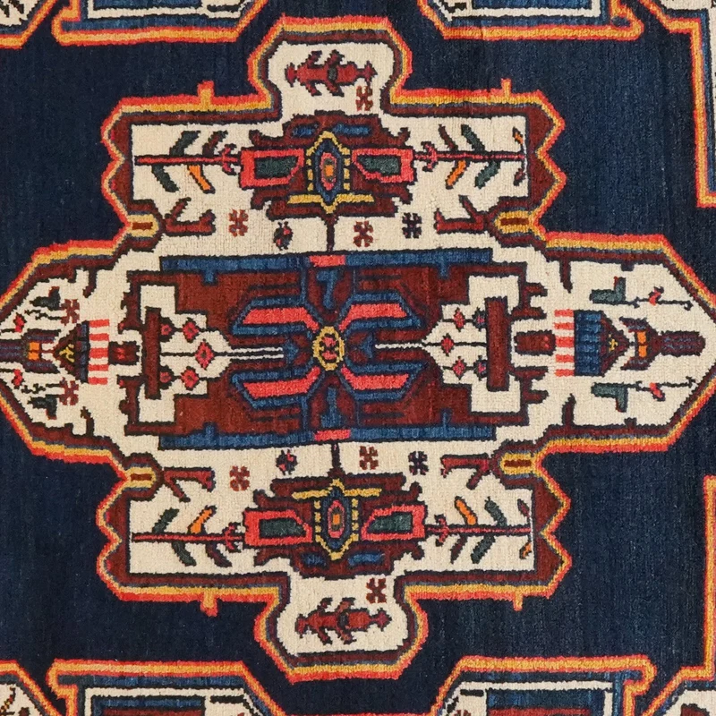 Aghbolagh · Handgeknüpft – Blau, 206x131 cm
