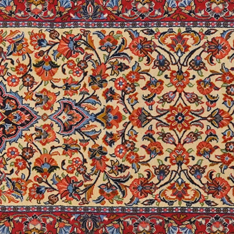 Sarough · Handgeknüpft – Beige, 575x84 cm