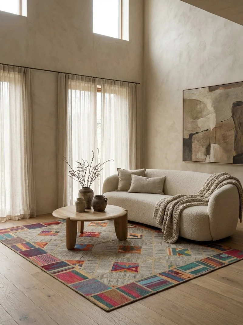 Kelim Tekkeh · Handgewebt – Beige, 200x150 cm