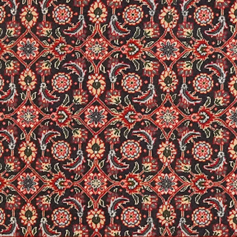 Tabriz 50 Raj · Handgeknüpft – Blau, 199x65 cm