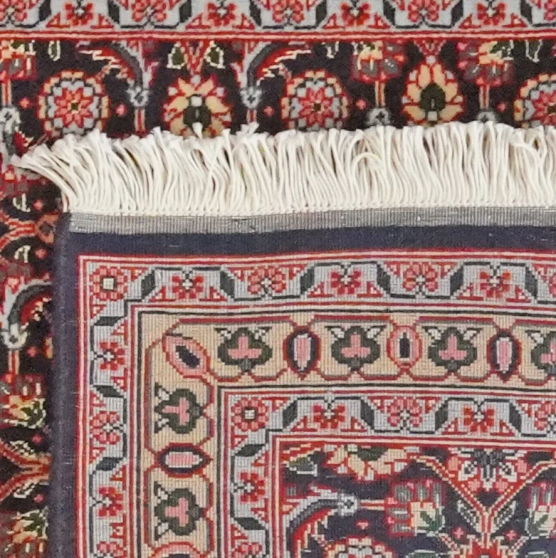Tabriz 50 Raj · Handgeknüpft – Blau, 199x65 cm