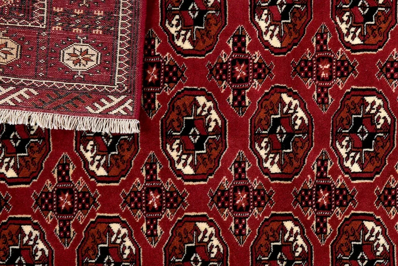 Turkman · Handgeknüpft – Rot, 194x135 cm