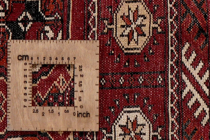 Turkman · Handgeknüpft – Rot, 194x135 cm