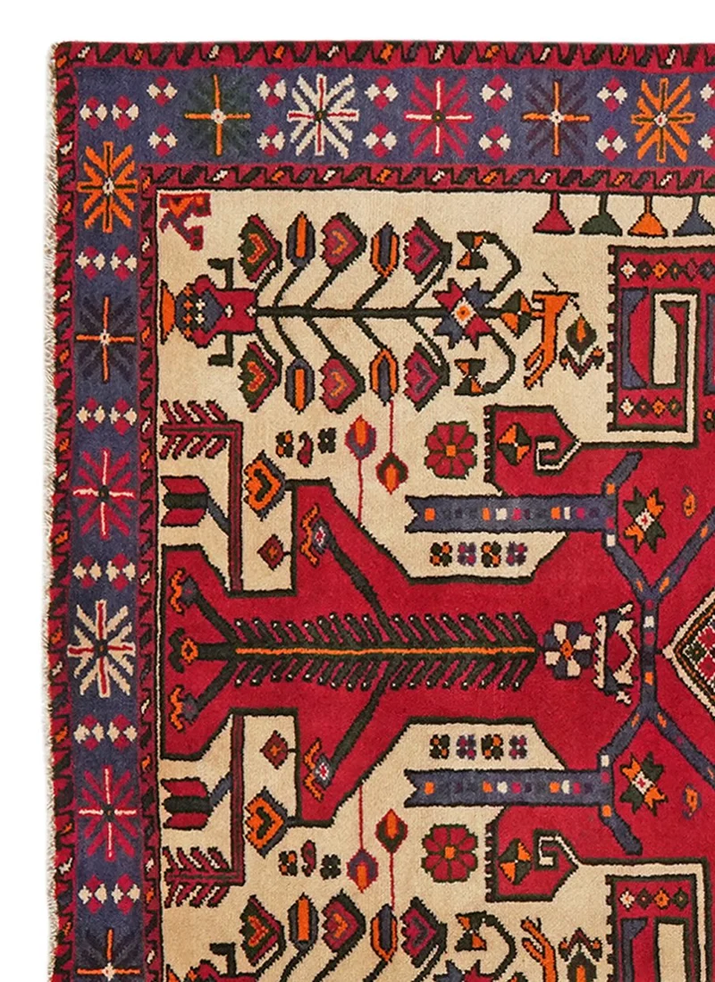 Shahsavan · Handgeknüpft – Rot, 212x141 cm