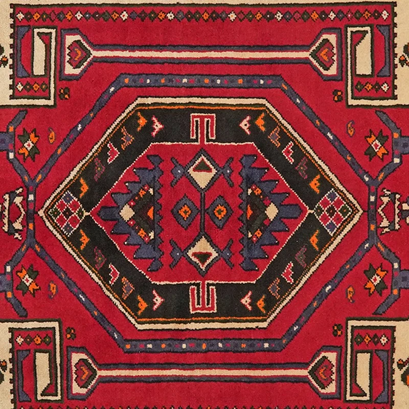 Shahsavan · Handgeknüpft – Rot, 212x141 cm