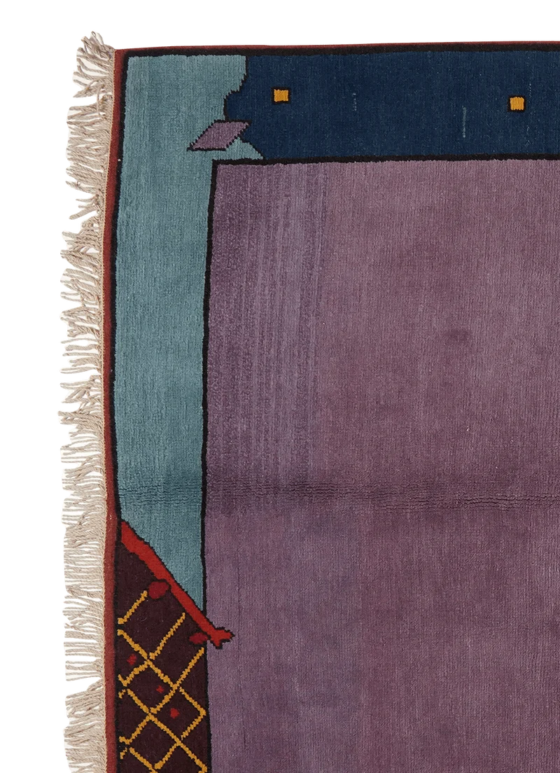Konya · Handgeknüpft – Violett, 190x136 cm