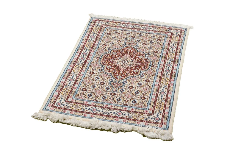 Moud Mahi · Handgeknüpft – Beige, 88x61 cm