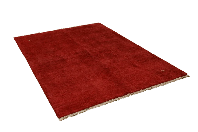 Gabbeh · Handgeknüpft – Rot, 198x153 cm