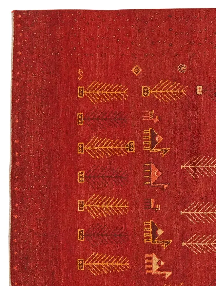 Rizbaf · Handgeknüpft – Rot, 192x149 cm
