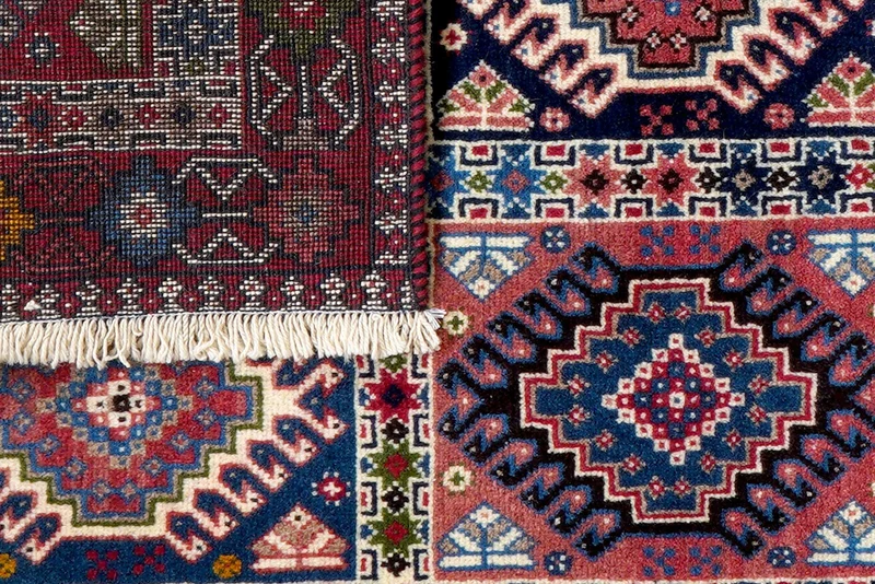 Yalameh · Handgeknüpft – Bunt, 126x80 cm