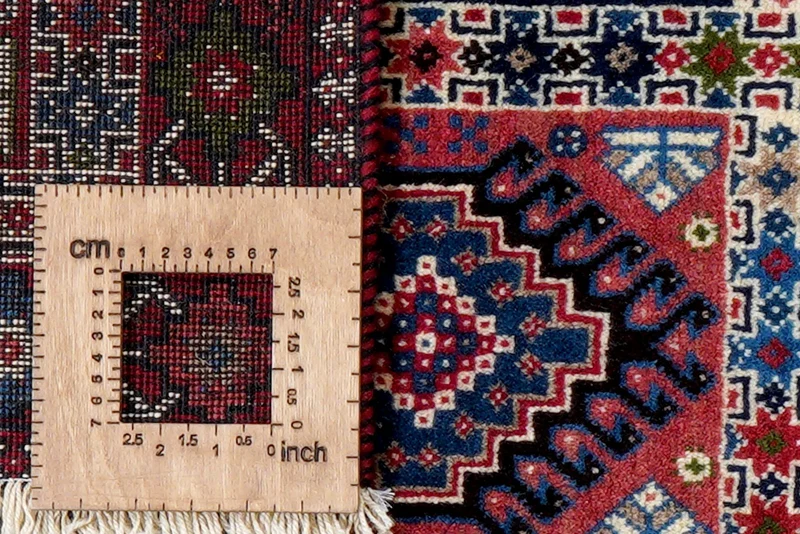 Yalameh · Handgeknüpft – Bunt, 126x80 cm