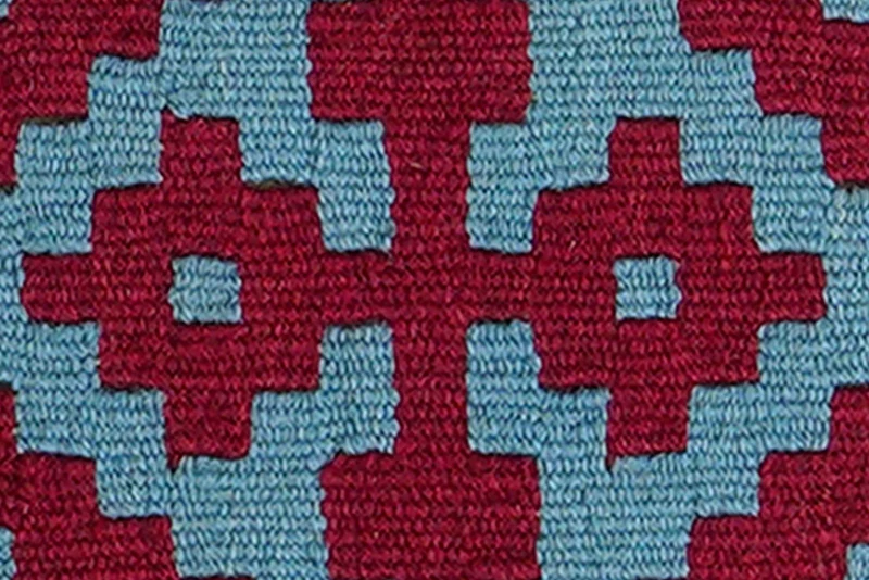 Kelim Gashgai · Handgewebt – Rot, 63x45 cm