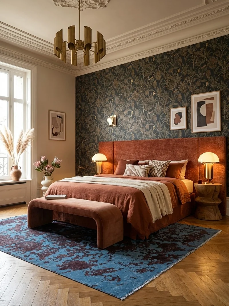 Vintage · Handgeknüpft – Blau, 283x205 cm