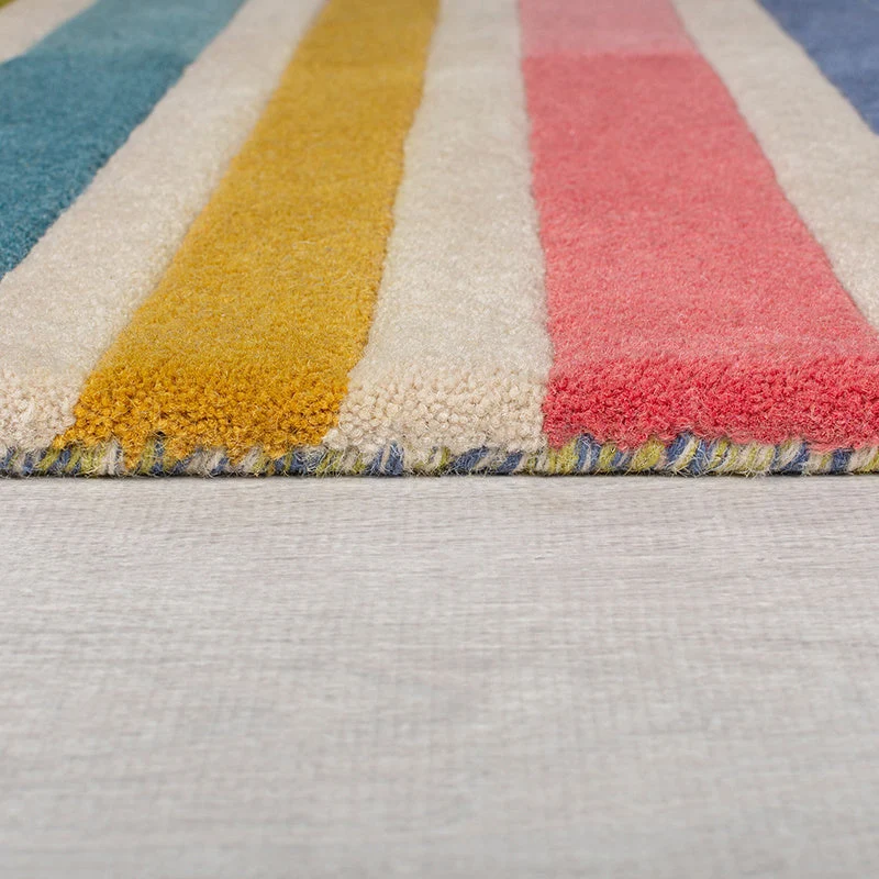 Moderner Teppich - Illo Piano Rosa Bunt