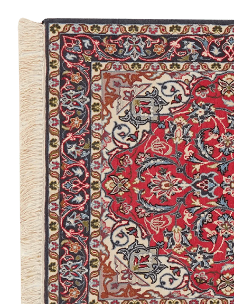 Isfahan · Handgeknüpft – Rot, 114x70 cm