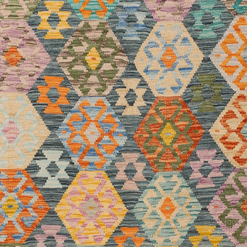 Kelim Maimene Teppich 168x251cm - bunt