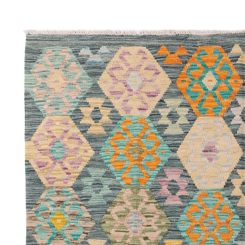 Kelim Maimene Teppich 168x251cm - bunt