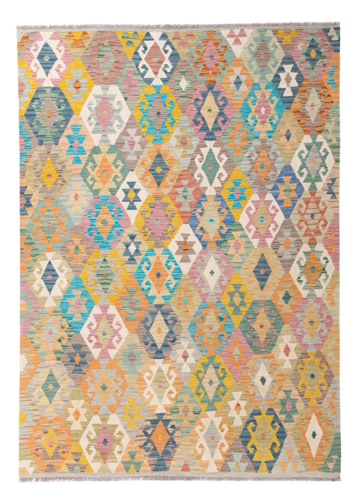 Kelim Maimene Teppich 175x245cm - bunt