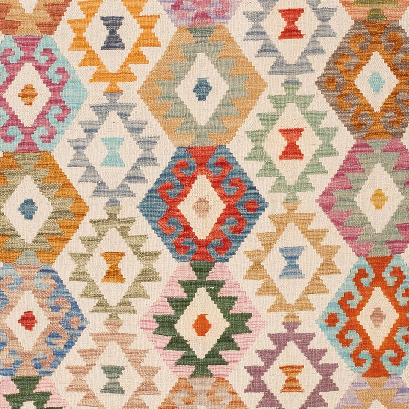 Kelim Maimene Teppich 178x241cm - bunt