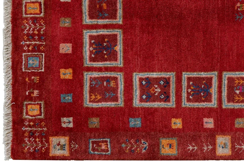Rizbaf · Handgeknüpft – Rot, 158x103 cm