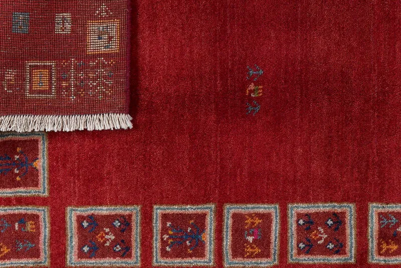 Rizbaf · Handgeknüpft – Rot, 158x103 cm