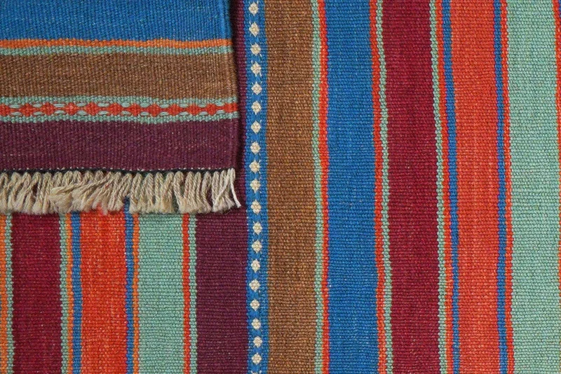 Kelim Gashgai · Handgewebt – Bunt, 202x62 cm