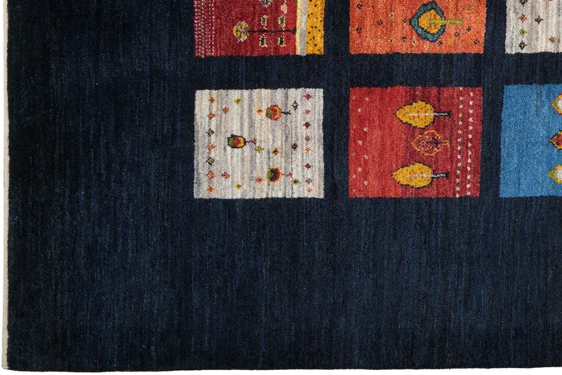 Rizbaf · Handgeknüpft – Blau, 209x157 cm