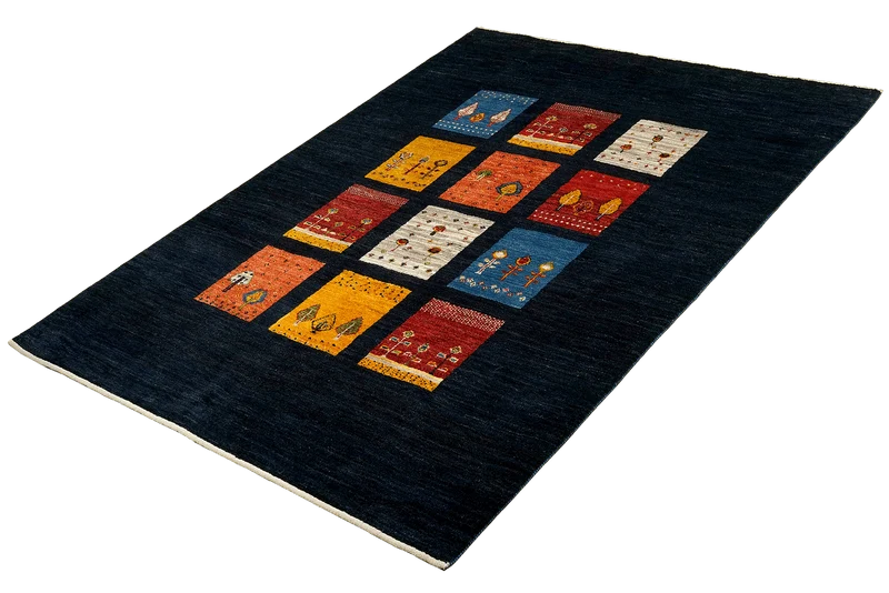 Rizbaf · Handgeknüpft – Blau, 209x157 cm
