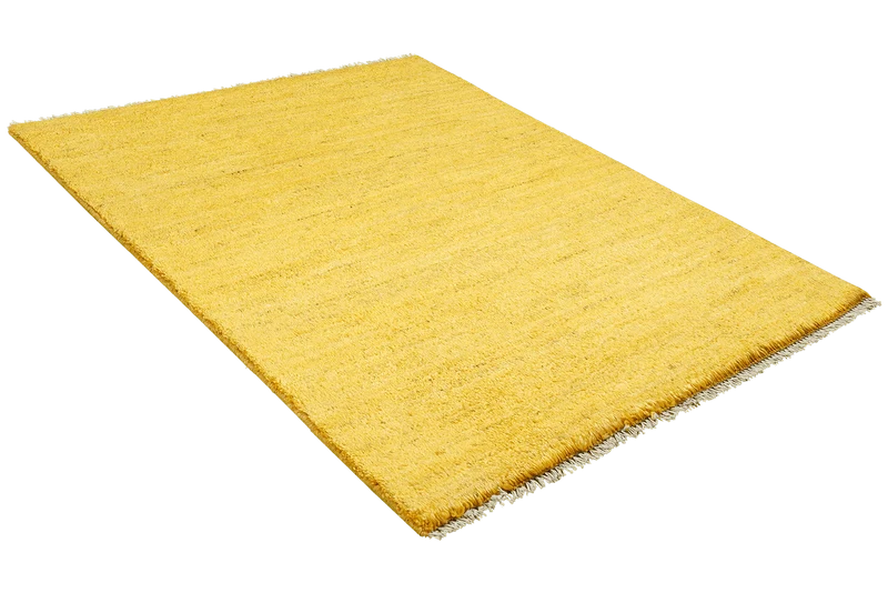 Gabbeh · Handgeknüpft – Gelb, 119x82 cm