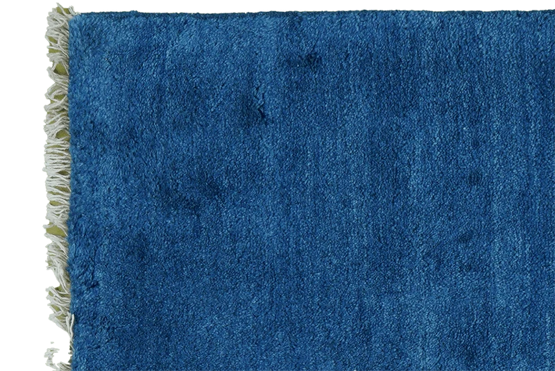 Gabbeh · Handgeknüpft – Blau, 90x65 cm
