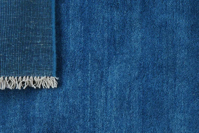 Gabbeh · Handgeknüpft – Blau, 90x65 cm