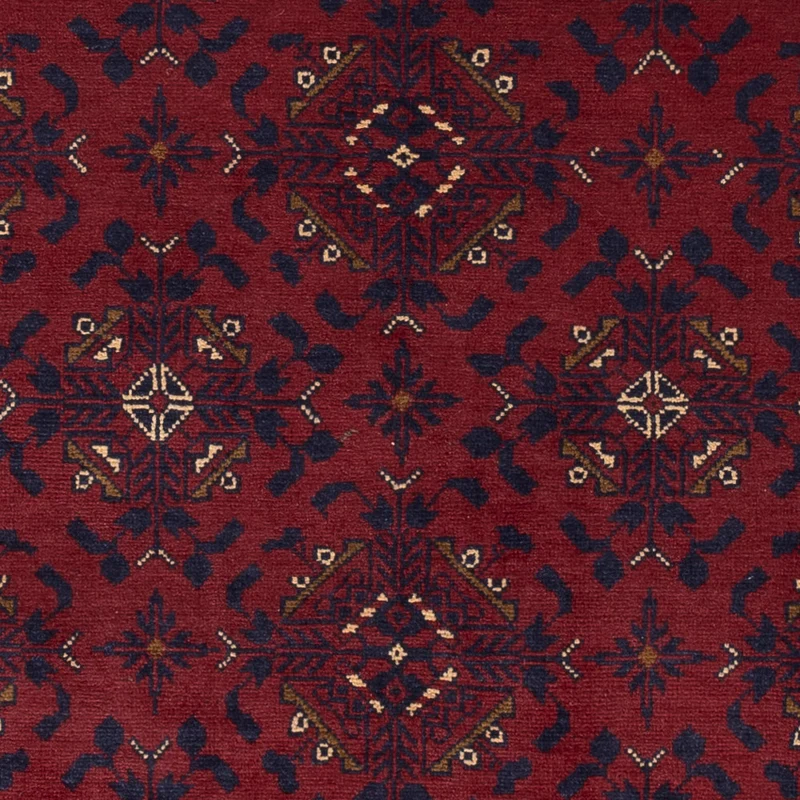 Afghan Teppich 101x141cm - Orientteppich - rot