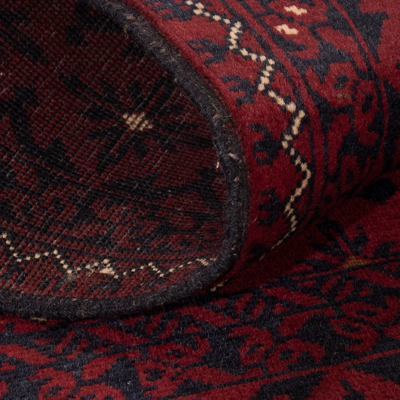 Afghan Teppich 101x141cm - Orientteppich - rot