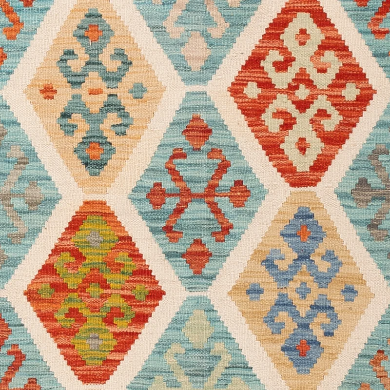 Kelim Maimene Teppich 158x209cm - bunt