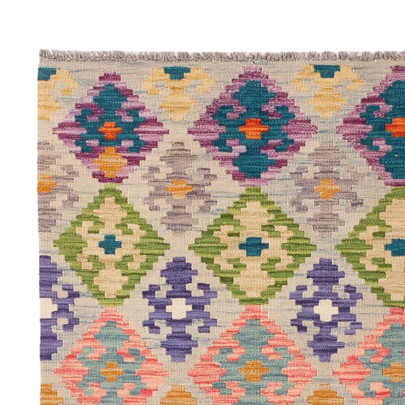 Kelim Maimene Teppich 150x215cm - bunt