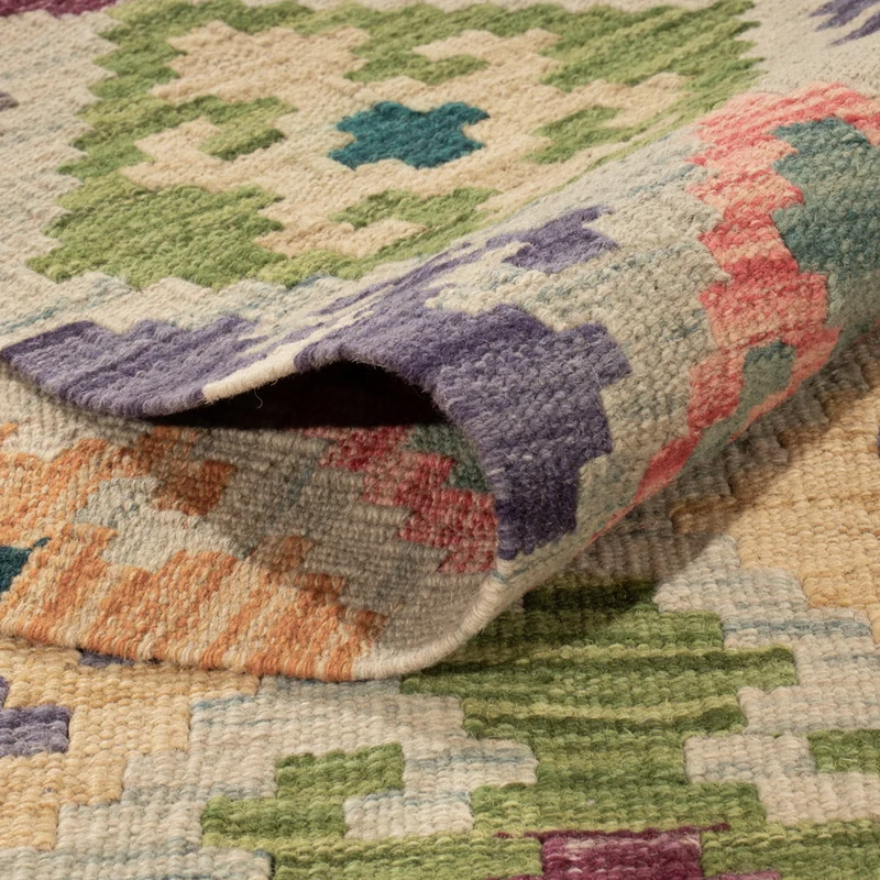 Kelim Maimene Teppich 150x215cm - bunt