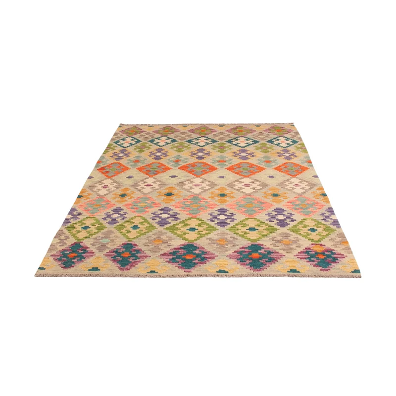 Kelim Maimene Teppich 150x215cm - bunt