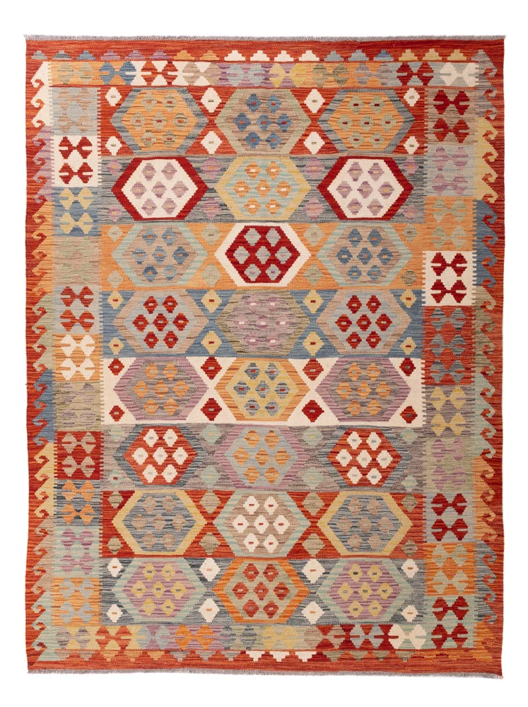 Kelim Maimene Teppich 178x239cm - bunt