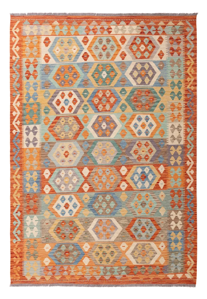 Kelim Maimene Teppich 174x245cm - bunt
