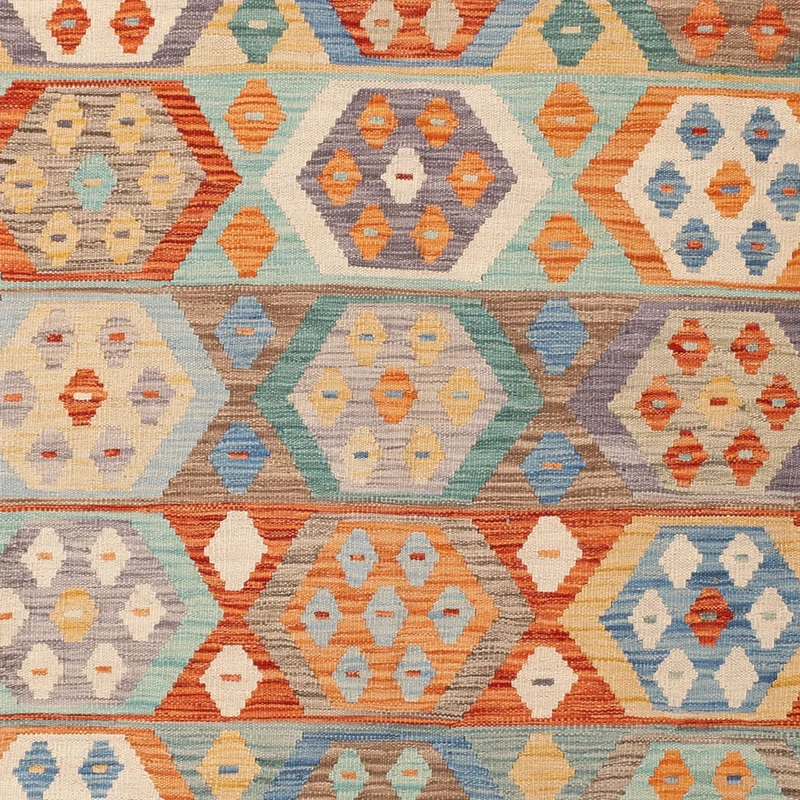 Kelim Maimene Teppich 174x245cm - bunt