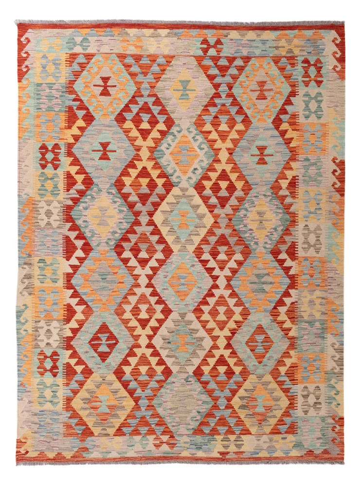Kelim Maimene Teppich 177x240cm - bunt